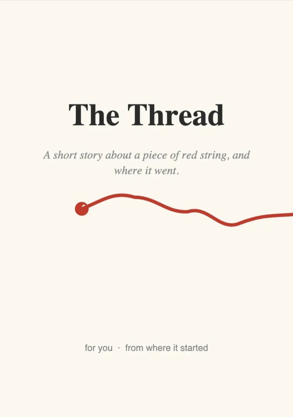 Cover of The Thread